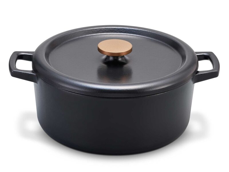 Vavente 30cm Enamelled Cast Iron Pot NORI – 7.8L with Lid