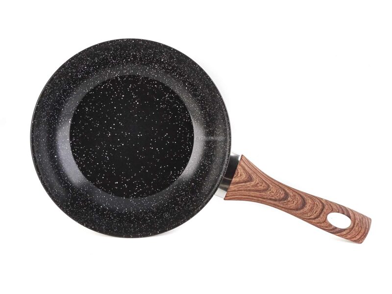 Vavente 20cm Classy Wood Ceramic-Coated Frying Pan – Non-Stick & Stylish - Image 2