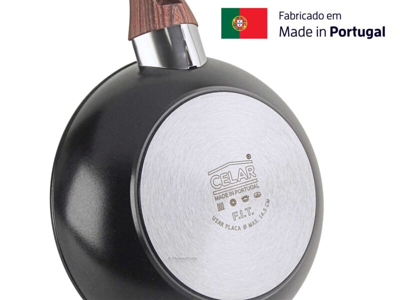 Vavente 20cm Classy Wood Ceramic-Coated Frying Pan – Non-Stick & Stylish - Image 3