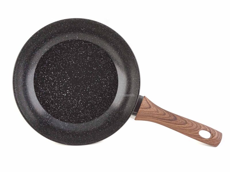 Vavente 24cm Classy Wood Ceramic-Coated Frying Pan – Non-Stick & Elegant Design - Image 2