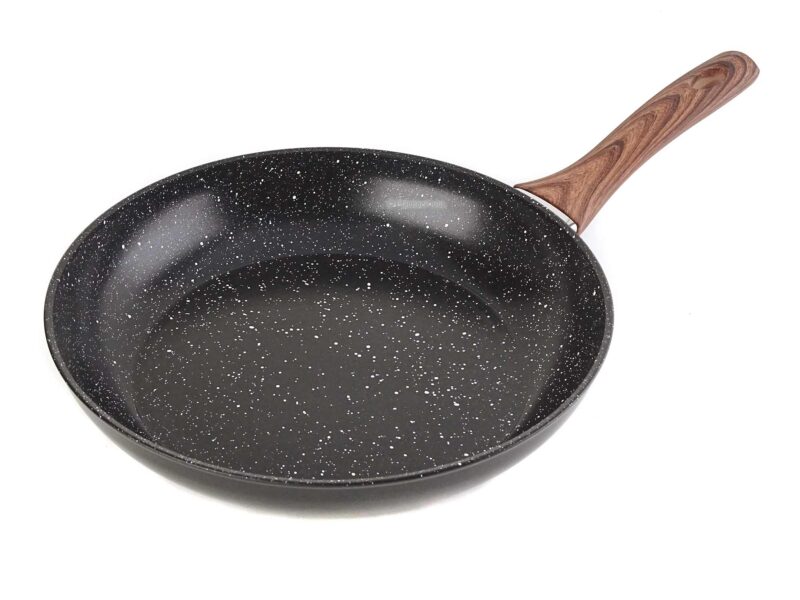 Vavente 28cm Classy Wood Ceramic-Coated Frying Pan – Non-Stick & Stylish Design