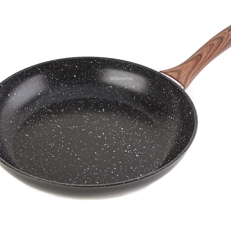 Vavente 28cm Classy Wood Ceramic-Coated Frying Pan – Non-Stick & Stylish Design