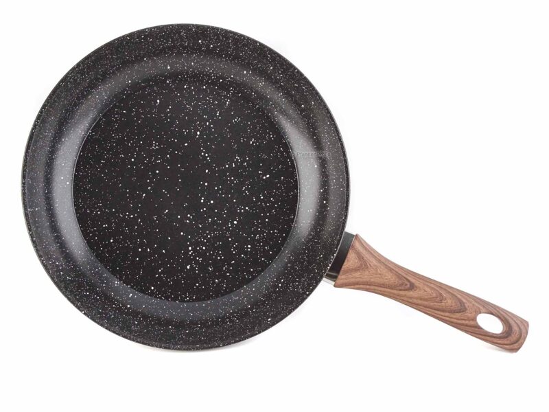 Vavente 28cm Classy Wood Ceramic-Coated Frying Pan – Non-Stick & Stylish Design - Image 2