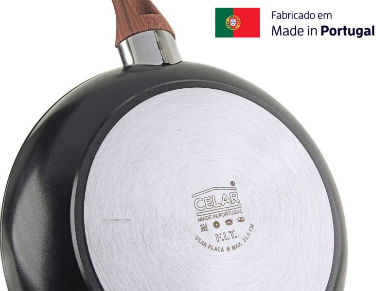 Vavente 28cm Classy Wood Ceramic-Coated Frying Pan – Non-Stick & Stylish Design - Image 3
