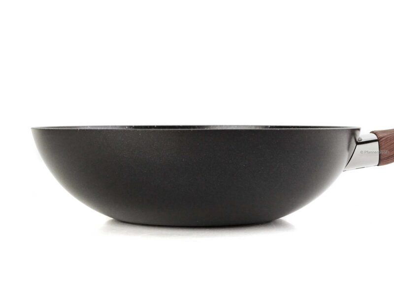 Vavente 28cm Classy Wood Ceramic-Coated Wok Pan – Non-Stick & Ergonomic Handle - Image 3