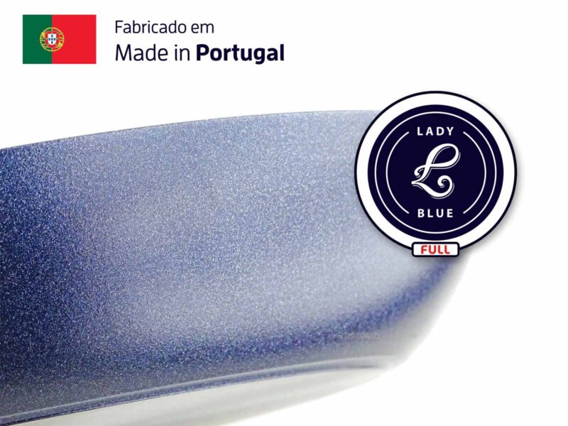 Vavente 15cm Lady Blue Ceramic-Coated Mini Frying Pan – Ideal for Eggs & Blinis - Image 2