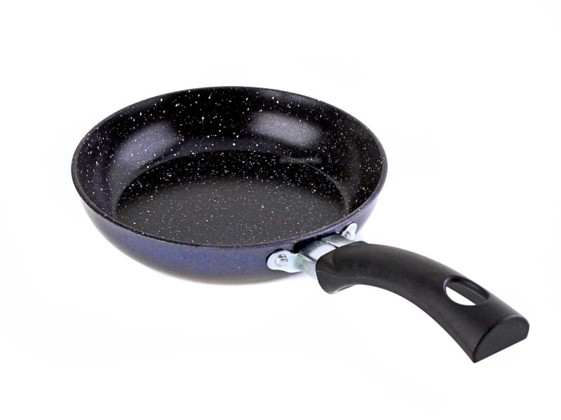 Vavente 15cm Lady Blue Ceramic-Coated Mini Frying Pan – Ideal for Eggs & Blinis - Image 3
