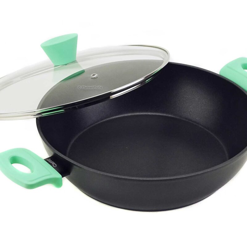 Vavente 28cm Aquamarine Non-Stick Casserole – Extra High with Lid