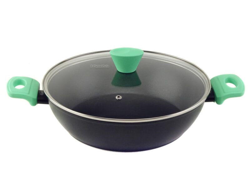 Vavente 28cm Aquamarine Non-Stick Casserole – Extra High with Lid - Image 3