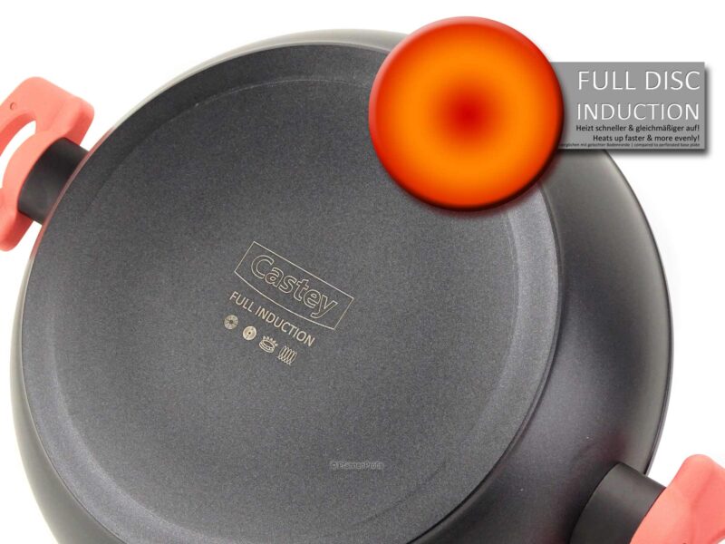 Vavente 28cm Coral Non-Stick Casserole – Extra High with Lid - Image 6