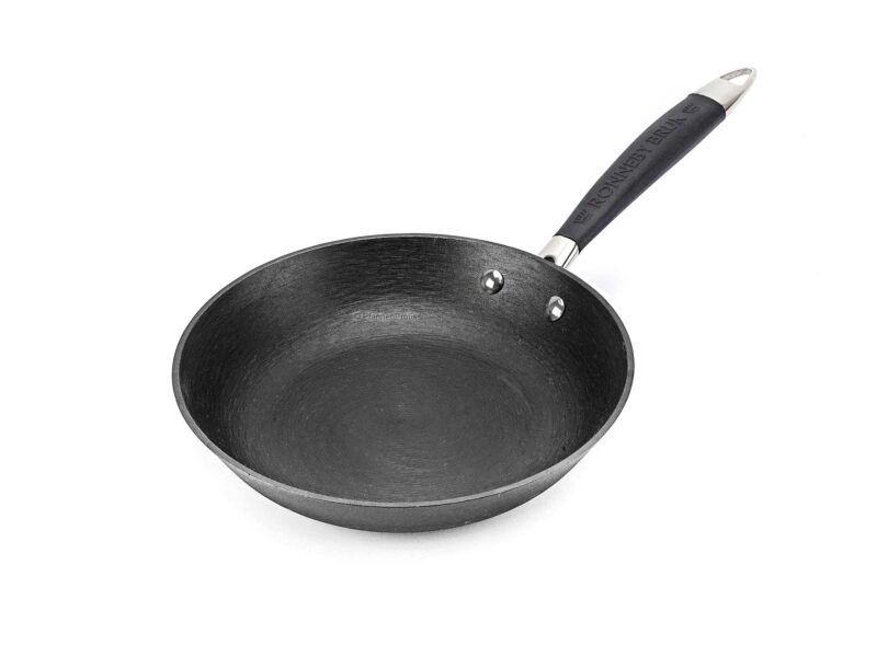 Vavente 20cm Ultra Light Cast Iron Frying Pan – Pre-Seasoned with Silicone Handle