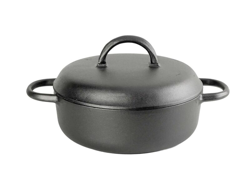 Vavente 24cm MAESTRO Cast Iron Roasting Pot 3L – Pre-Seasoned & Durable