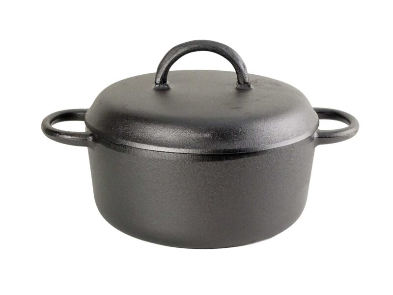 Vavente 24cm MAESTRO Cast Iron Pot 4L – Pre-Seasoned & Durable