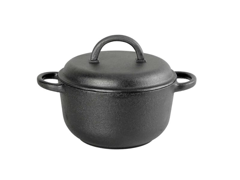 Vavente 18cm MAESTRO Cast Iron Pot 2L – Pre-Seasoned & Durable