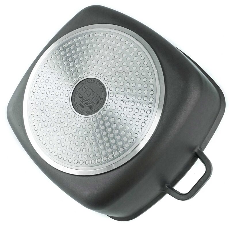 Vavente 28x28 cm Square Aluminum Cast Braiser 7L with Aroma Lid - CRISPY Collection - Image 5