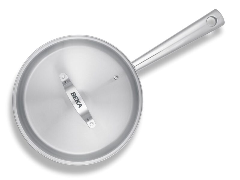 Vavente 24cm Recycled Stainless Steel Braiser Pan CICLA – High-Sided with Glass Lid - Image 6