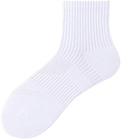 HBJWOV Mid Length Socks, Men's Towel Soles, Sports Socks, Casual Basketball Socks - Image 6