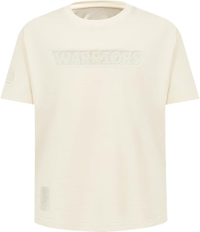 Pro Standard Big Girls NBA Neutral Cotton Short Sleeve Boxy Tee - Image 54