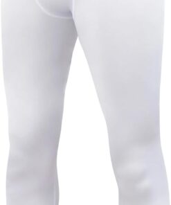 HYCOPROT Boys' Compression Pants Youth Leggings Tights Kids Athletic Sports Base Layer for Running Football Basketball