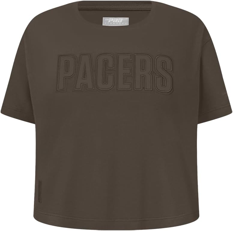 Pro Standard Big Girls NBA Neutral Cotton Short Sleeve Boxy Tee - Image 69