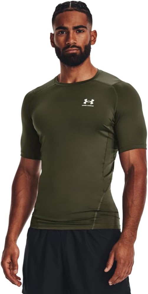 Under Armour Men's HeatGear Compression Short-Sleeve T-Shirt - Image 9