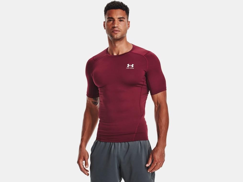 Under Armour Men's HeatGear Compression Short-Sleeve T-Shirt - Image 42