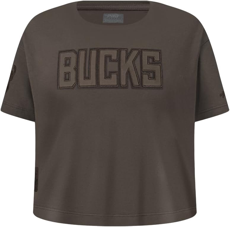 Pro Standard Big Girls NBA Neutral Cotton Short Sleeve Boxy Tee - Image 90