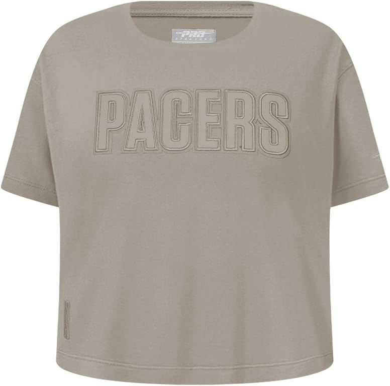 Pro Standard Big Girls NBA Neutral Cotton Short Sleeve Boxy Tee - Image 71