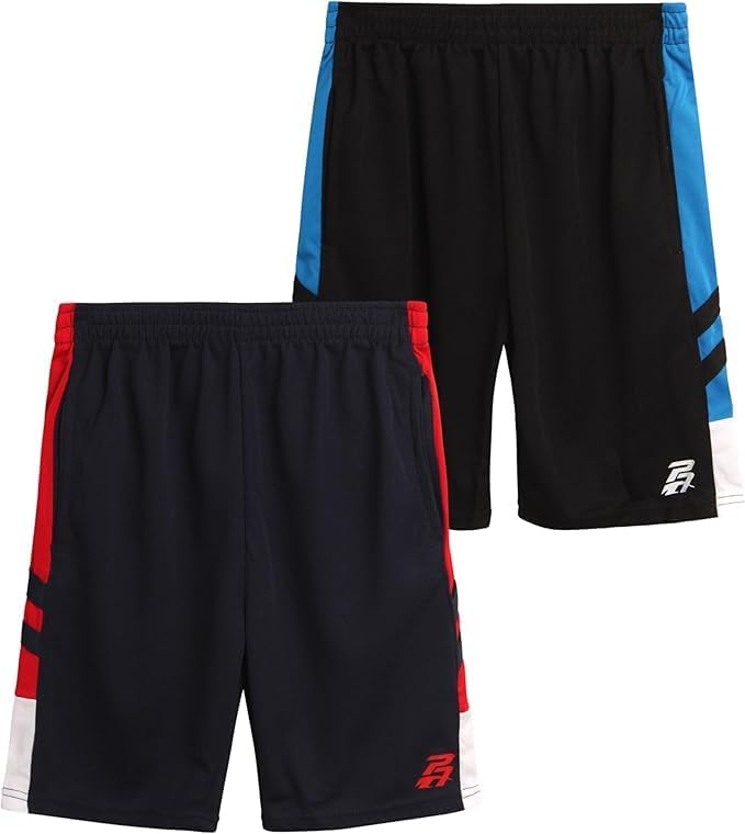 Pro Athlete Boys Athletic Shorts - 2 Pack Quick Dry Athletic Basketball Gym Shorts with Pockets (Sizes 8-16) - Image 11