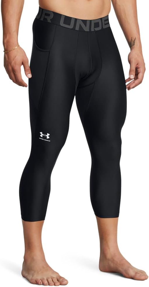Under Armour Mens HeatGear Armour 3/4 Leggings - Image 7