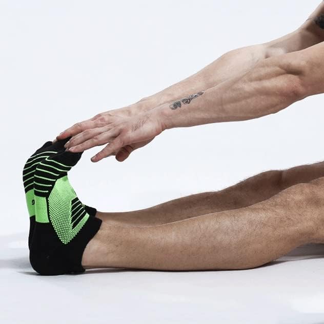 Men's Basketball Socks Low Tops Bottom Short Tube Sports Breathable Mesh Running Socks(C) - Image 2