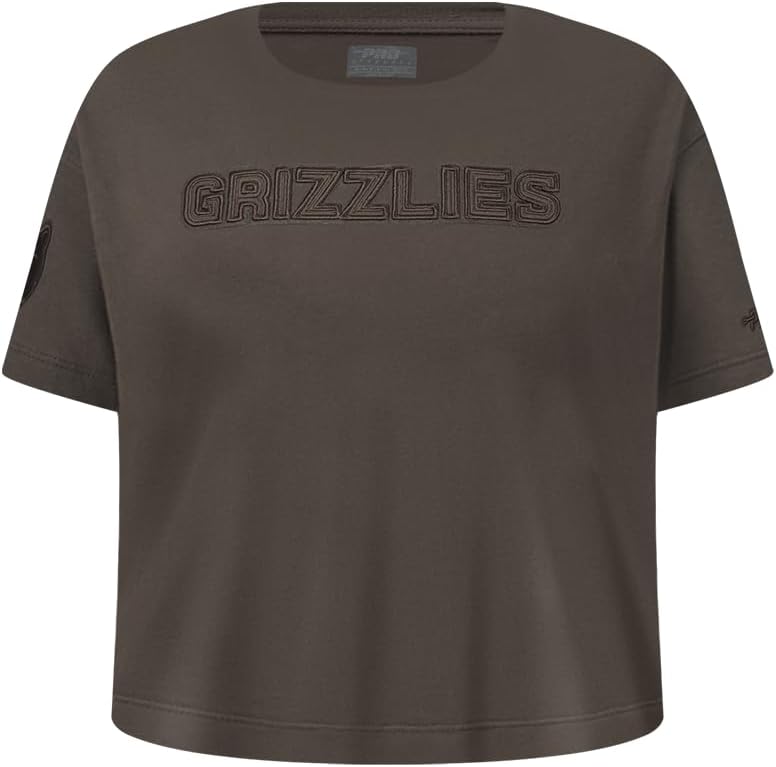 Pro Standard Big Girls NBA Neutral Cotton Short Sleeve Boxy Tee - Image 81