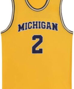 Men's State College #2 Retro Vintage Throwback Basketball Jersey Embroidered Yellow