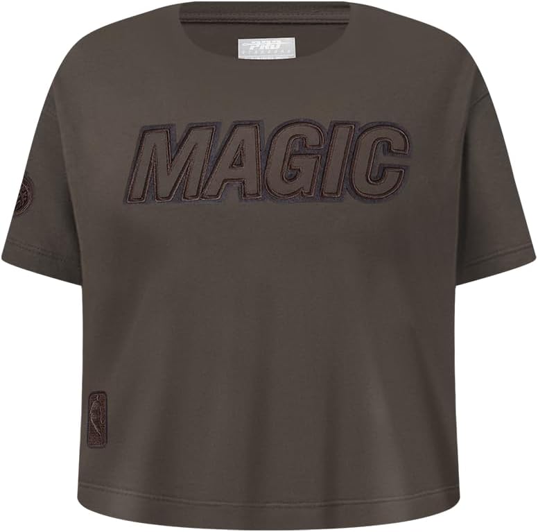 Pro Standard Big Girls NBA Neutral Cotton Short Sleeve Boxy Tee - Image 115