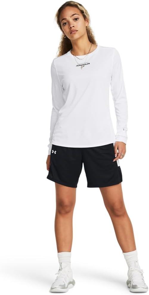 Under Armour Women's Baseline Basketball Shorts - Image 3