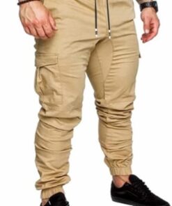 Mens Fashion Joggers Sports Pants - Cotton Cargo Pants Sweatpants Trousers Mens Long Pants