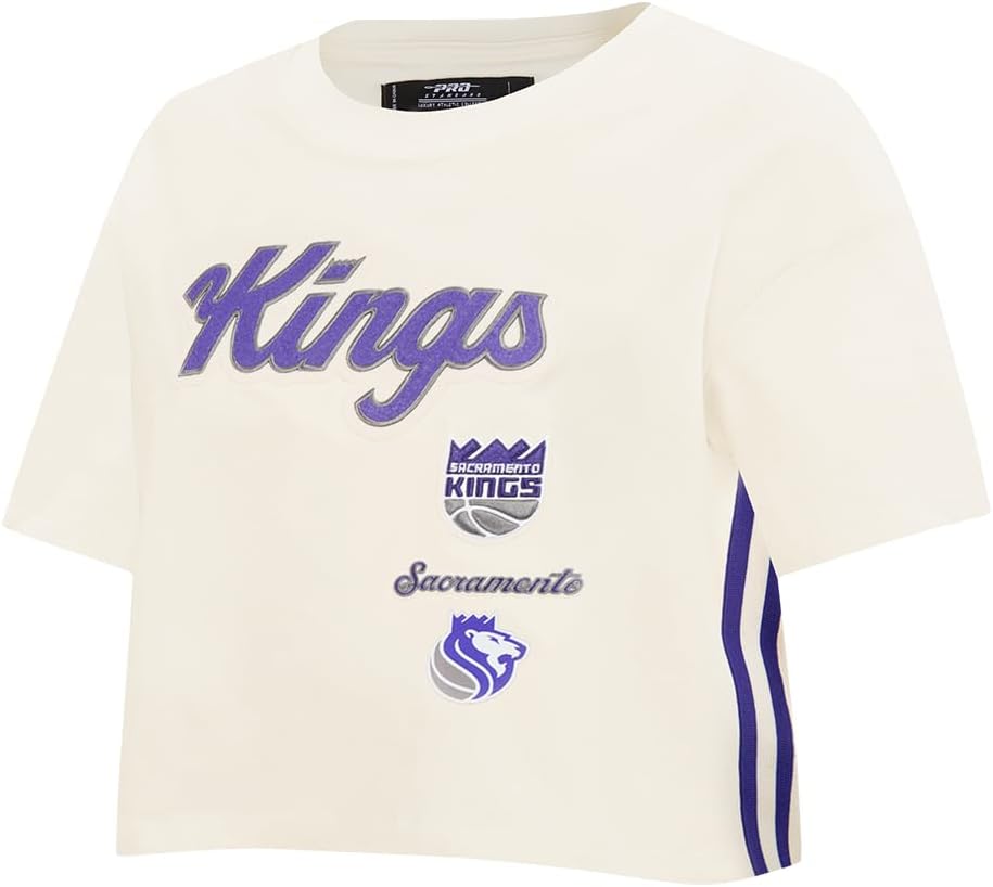 Womens NBA Retro Classics Cotton Short Sleeve Boxy Tee - Image 3