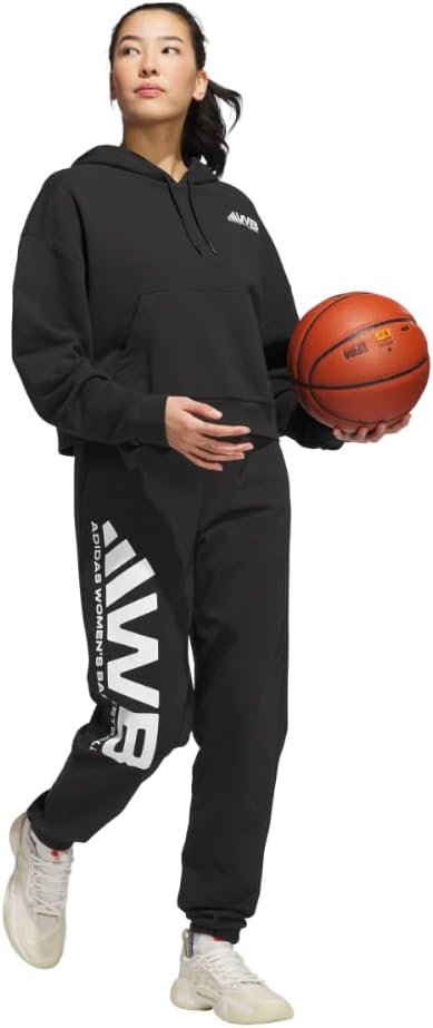 adidas Women's Select AWB French Terry Basketball Sweatpants - Image 6