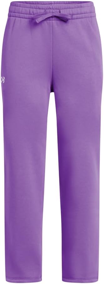 Under Armour Girls' Rival Fleece Straight Leg Pants - Image 3