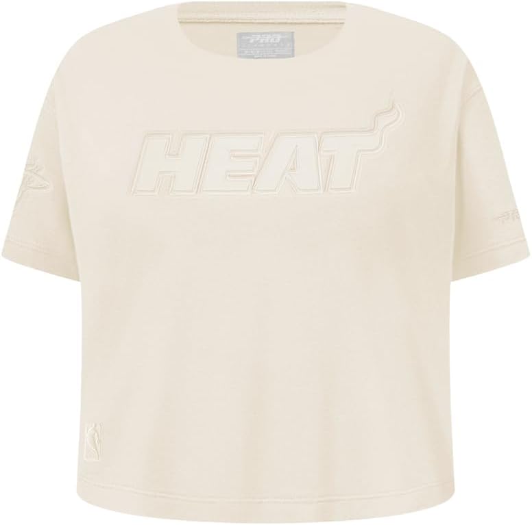 Pro Standard Big Girls NBA Neutral Cotton Short Sleeve Boxy Tee - Image 86