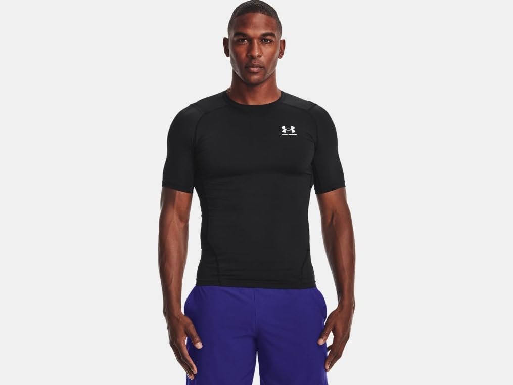Under Armour Men's HeatGear Compression Short-Sleeve T-Shirt - Image 35