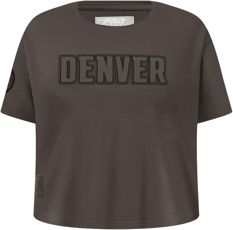 Pro Standard Big Girls NBA Neutral Cotton Short Sleeve Boxy Tee - Image 42