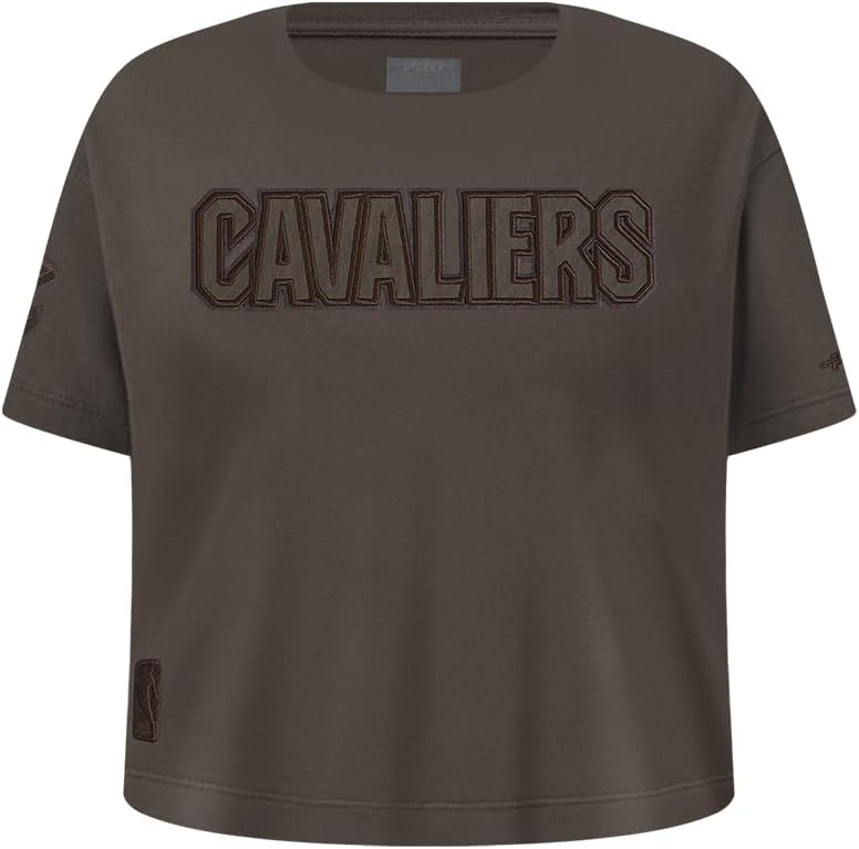 Pro Standard Big Girls NBA Neutral Cotton Short Sleeve Boxy Tee - Image 31