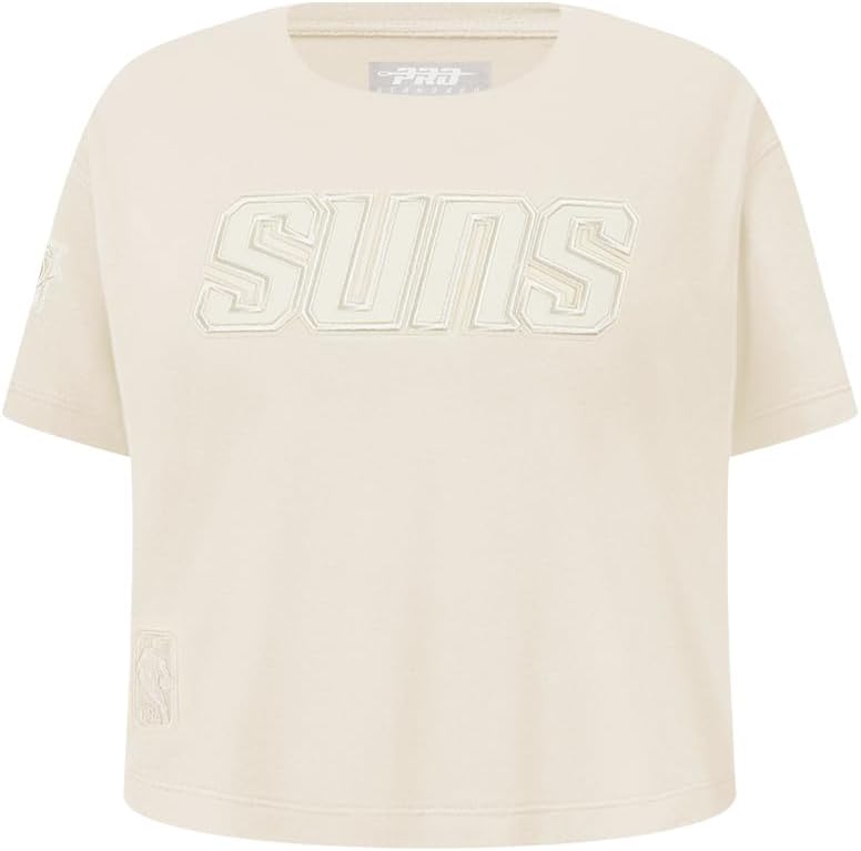 Pro Standard Big Girls NBA Neutral Cotton Short Sleeve Boxy Tee - Image 119