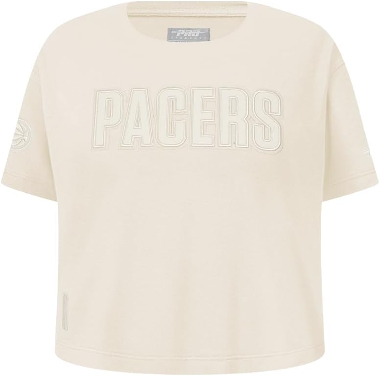 Pro Standard Big Girls NBA Neutral Cotton Short Sleeve Boxy Tee - Image 70