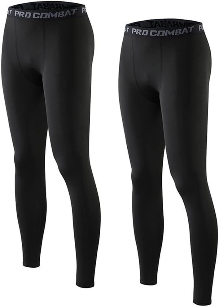 HYCOPROT Men's Compression Pants Athletic Tight,Leggings Base Layer Bottoms for Running Workout Sports Yoga Basketball - Image 8