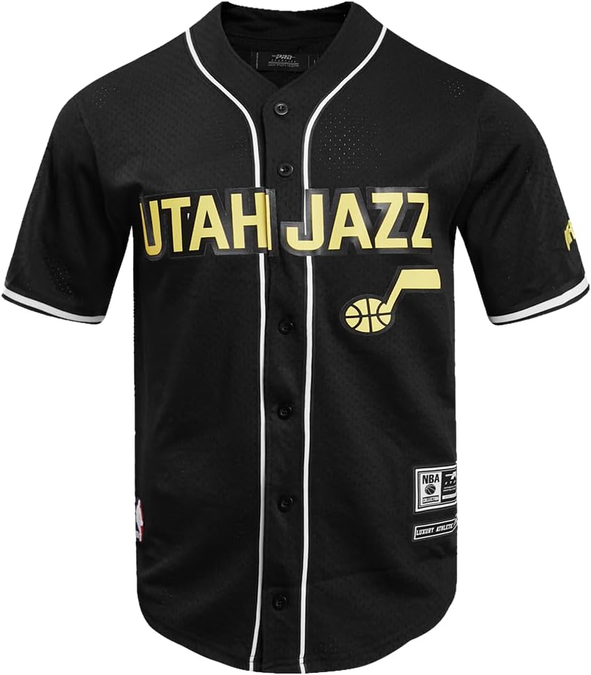 Mens NBA Mesh Button Down Top - Image 52