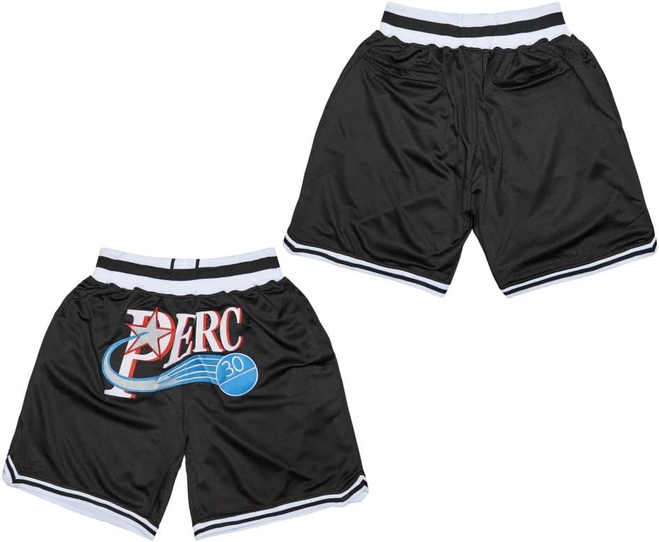 PERC30 Men's #30 Perc O'Cet Basketball Shorts Stitched S-XXL - Image 7