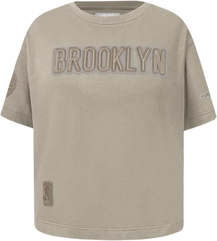 Pro Standard Big Girls NBA Neutral Cotton Short Sleeve Boxy Tee - Image 22