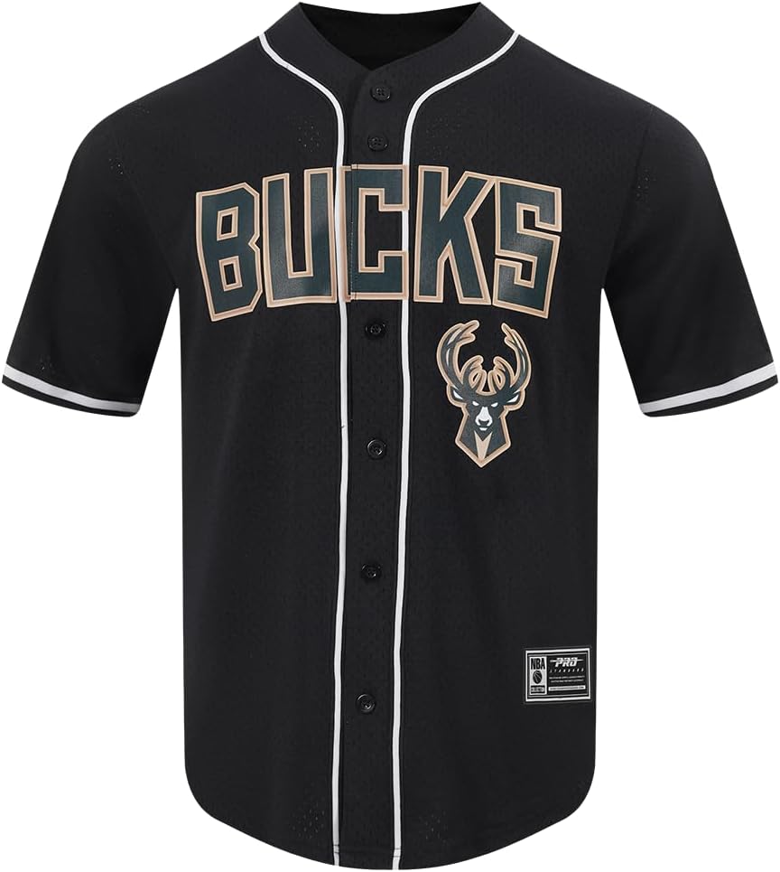 Mens NBA Mesh Button Down Top - Image 36